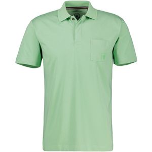 Poloshirt - Licht Pepermunt - Katoen/Polyester - Knoopsluiting