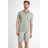 Poloshirt - Tinted Grey - Geborduurd Logo - Korte Mouwen