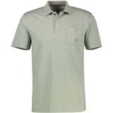 Poloshirt - Tinted Grey - Geborduurd Logo - Korte Mouwen