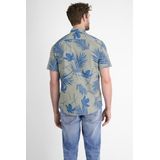Lerros - Overhemd - Classic Navy - Korte Mouwen - Print All-Over