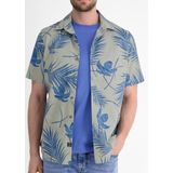 Lerros - Overhemd - Classic Navy - Korte Mouwen - Print All-Over