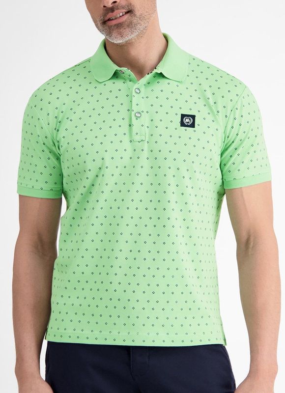 Lerros - Polo - Licht Pepermunt - Katoen/Elastaan