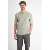 Lerros - Shirt - Classic Navy - Serafino-kraag - 2-knoopsmodel