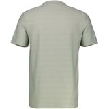 Lerros - Shirt - Classic Navy - Serafino-kraag - 2-knoopsmodel