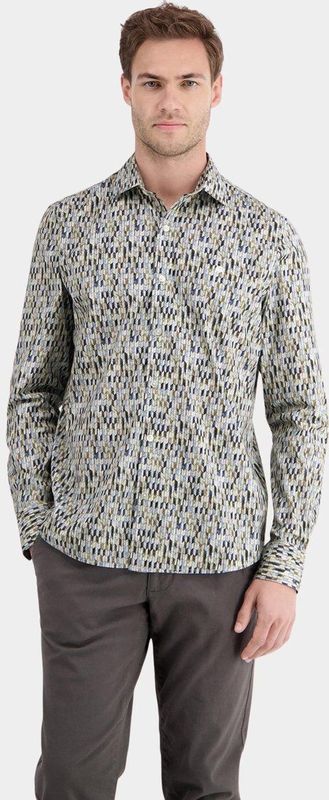 LERROS - Casual T-shirt - Minimal Print - Ronde Hals - 100% Katoen