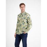 LERROS - Regular Casual Overhemd - Groen