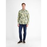 LERROS - Regular Casual Overhemd - Groen