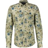 LERROS - Regular Casual Overhemd - Groen