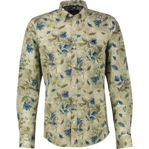 Lerros - Overhemd - FOAM WHITE - Lange Mouwen - Knoopsluiting - Under-button-downkraag