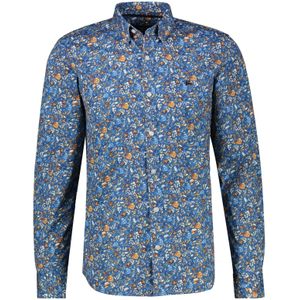 Lerros - FLOWERS - Overhemd - Storm blue - Lange Mouwen
