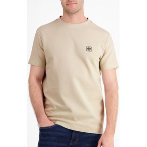 Lerros - T-shirt - FOAM WHITE - Heren T-shirt in Structuur Kwaliteit