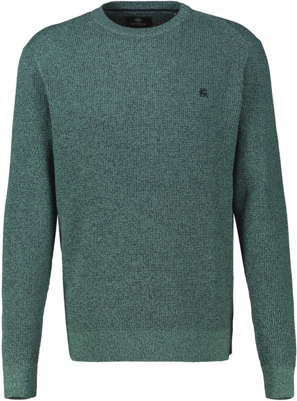 Lerros - Gebreide Trui - Fjord Blue - 100% Katoen