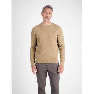 Lerros - Gebreide Trui - Licht Koffie - 100% Katoen