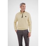 Lerros - Sweatshirt - Fjord Blue - Met Geborduurd Logo - Schipperskraag