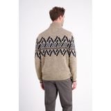 Lerros - Schipperstrui - Tender Beige Melange - Met Noors Motief
