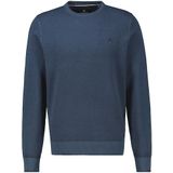 LERROS - Pullover - Donkerblauw - Fijn Gebreid - Regular Pasvorm