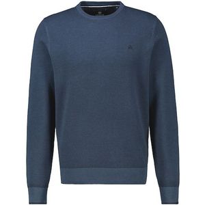 LERROS - Pullover - Donkerblauw - Fijn Gebreid - Regular Pasvorm