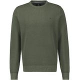 LERROS - Fijn Gebreide Pullover - Groen