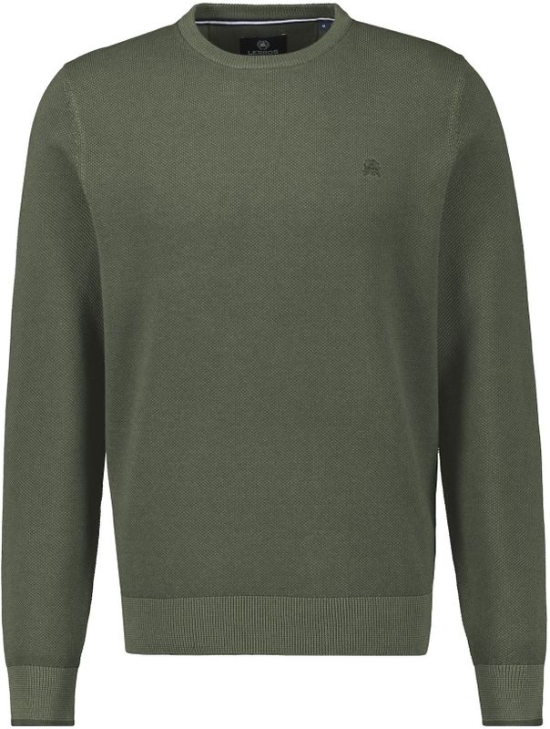 LERROS - Fijn Gebreide Pullover - Groen
