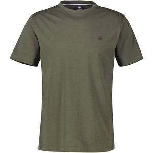 Lerros - T-shirt - Nordic Olive - Met Geborduurd Logo
