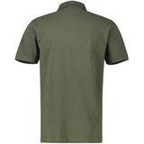 Lerros - Polo - Groen - Katoen - Korte Mouwen