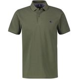 Lerros - Polo - Groen - Katoen - Korte Mouwen