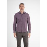 Lerros - Overhemd - Scandinavian Red - Lange Mouwen - Herenoverhemd met Haaienboord