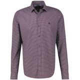 Lerros - Overhemd - Scandinavian Red - Lange Mouwen - Herenoverhemd met Haaienboord