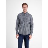 Lerros - Casual Hemd - Bruin - Lange Mouw - 2581457/756