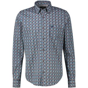 Lerros - Casual Hemd - Bruin - Lange Mouw - 2581457/756