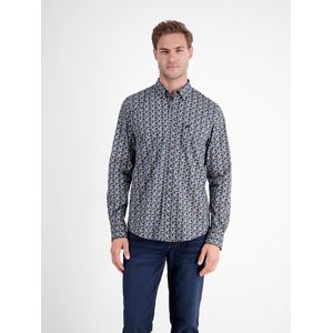 Lerros - Casual Hemd - Bruin - Lange Mouw - 2581457/756