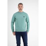 LERROS - Sweater - Blauw - Regular Fit - Lange Mouwen