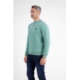 LERROS - Sweater - Blauw - Regular Fit - Lange Mouwen