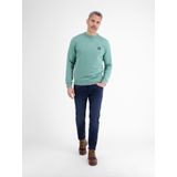 LERROS - Sweater - Blauw - Regular Fit - Lange Mouwen