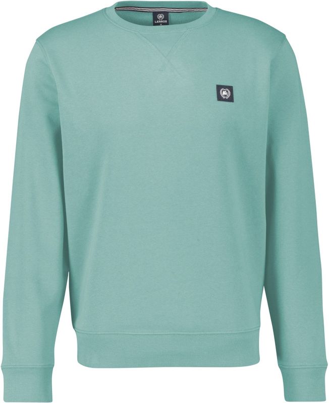 LERROS - Sweater - Blauw - Regular Fit - Lange Mouwen