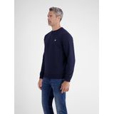 LERROS - Sweater - Donkerblauw - Regular Fit - Lange Mouwen