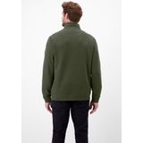 LERROS - Sweatshirt - Olijfgroen - Lange Mouw - Schipperskraag