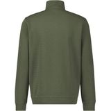 LERROS - Sweatshirt - Olijfgroen - Lange Mouw - Schipperskraag