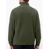 LERROS - Sweatshirt - Olijfgroen - Lange Mouw - Schipperskraag