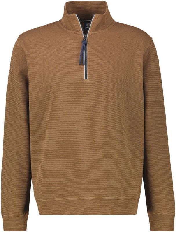 LERROS - Gebreide Trui - Bruin - Regular Fit - Lange Mouwen