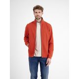 LERROS - Sweatvest - Rood - Met Ritssluiting - Opstaande Kraag