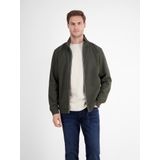 LERROS - Sweatvest - Donkergroen - Met Opstaande Kraag - Lange Mouwen