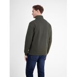 LERROS - Sweatvest - Donkergroen - Met Opstaande Kraag - Lange Mouwen