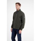 LERROS - Sweatvest - Donkergroen - Met Opstaande Kraag - Lange Mouwen