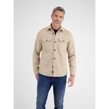 Lerros - Heren Overshirt - Foam White - 25812801