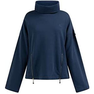 DreiMaster Oversized coltrui dames oversized coltrui trui (1 stuk), Navy Blauw