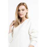 DreiMaster - Gebreide Trui - Wolwit - Dames