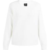 DreiMaster - Gebreide Trui - Wolwit - Dames