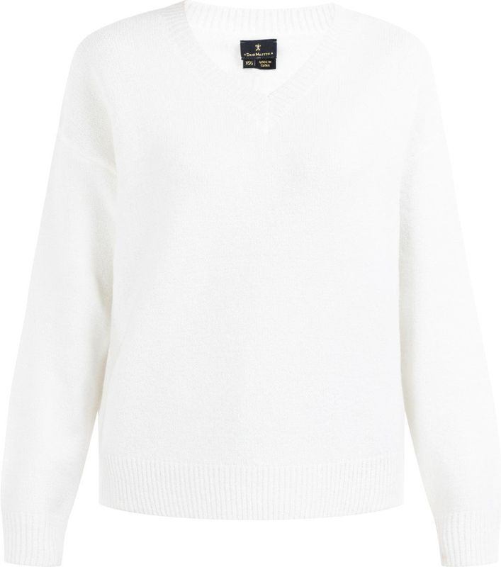 DreiMaster - Gebreide Trui - Wolwit - Dames