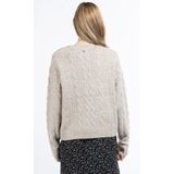 Dreimaster - Gebreide Trui - Beige Melange - Dames